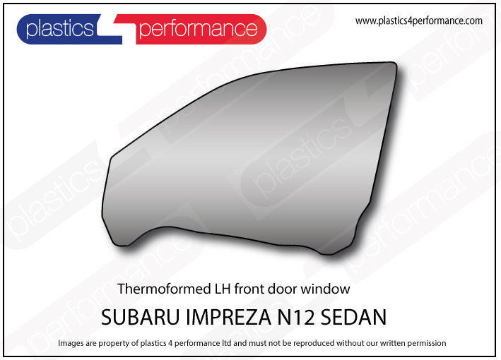 Carica immagine in Galleria Viewer, Vetri in Policarbonato per Subaru Impreza N12 Berlina
