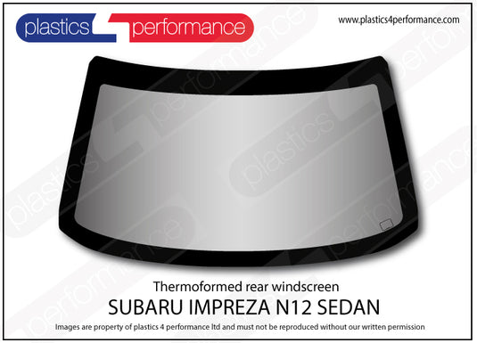 Vetri in Policarbonato per Subaru Impreza N12 Berlina