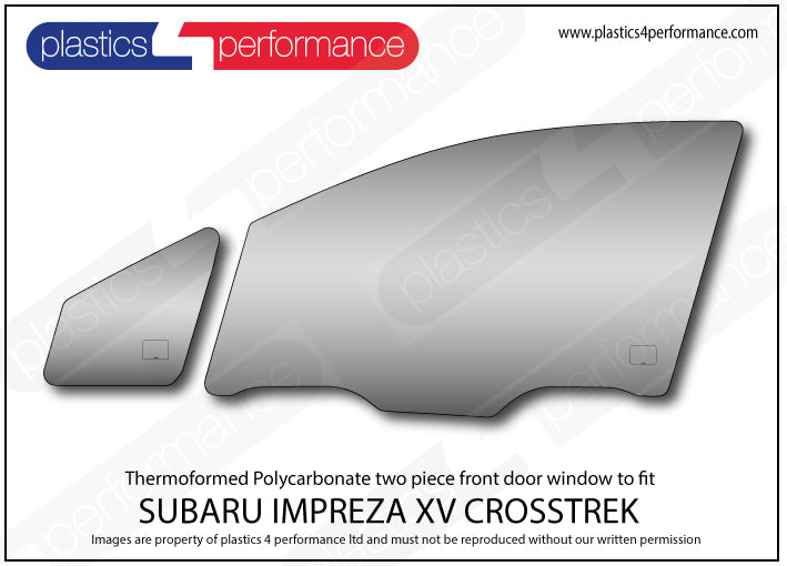 Vetri in Policarbonato per Subaru Impreza XV Crosstrek