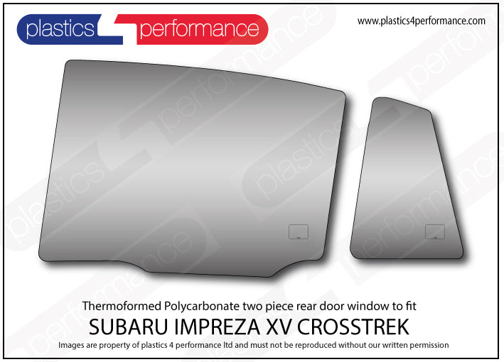 Vetri in Policarbonato per Subaru Impreza XV Crosstrek
