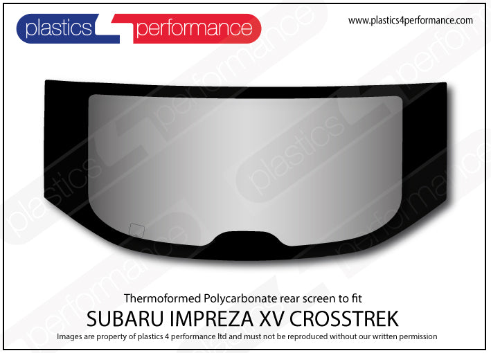 Vetri in Policarbonato per Subaru Impreza XV Crosstrek