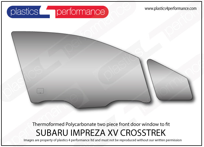 Carica immagine in Galleria Viewer, Vetri in Policarbonato per Subaru Impreza XV Crosstrek

