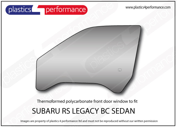 Vetri in Policarbonato per Subaru Legacy BC Berlina