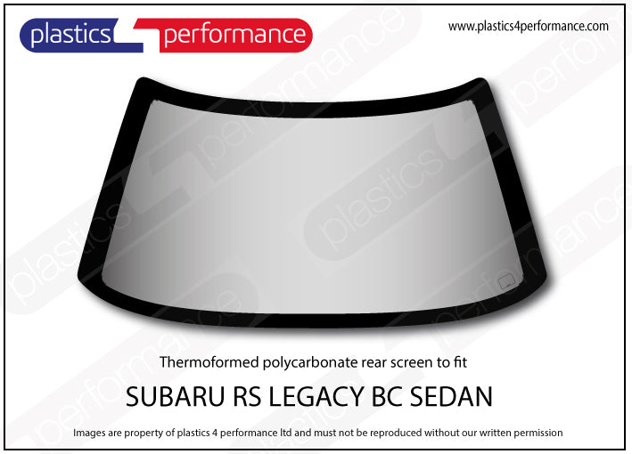 Vetri in Policarbonato per Subaru Legacy BC Berlina