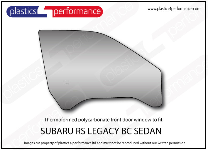 Vetri in Policarbonato per Subaru Legacy BC Berlina