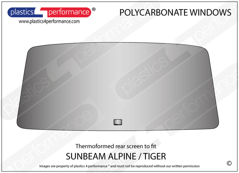 Carica immagine in Galleria Viewer, Vetri in Policarbonato per Sunbeam Tiger Hardtop
