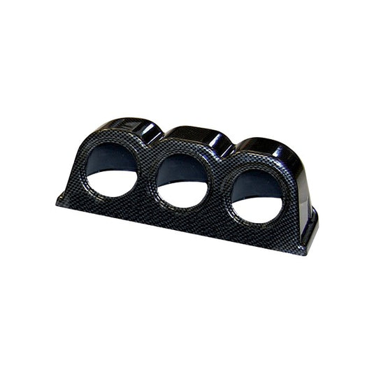 Portastrumento Race & Safety 3 manometri look carbonio