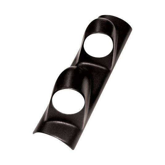 Portastrumento Race & Safety parabrezza 2 manometri nero