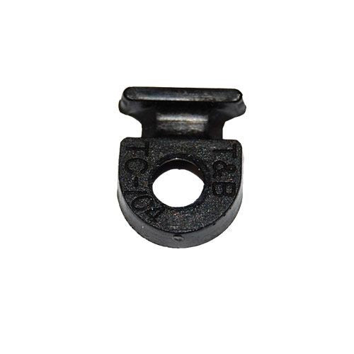 Supporto con fissaggio per rilsan piccolo modello nero