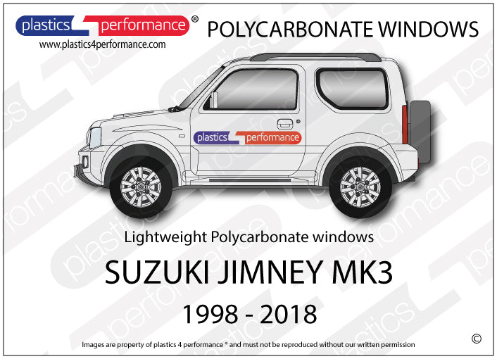 Vetri in Policarbonato per Suzuki Jimny MK3