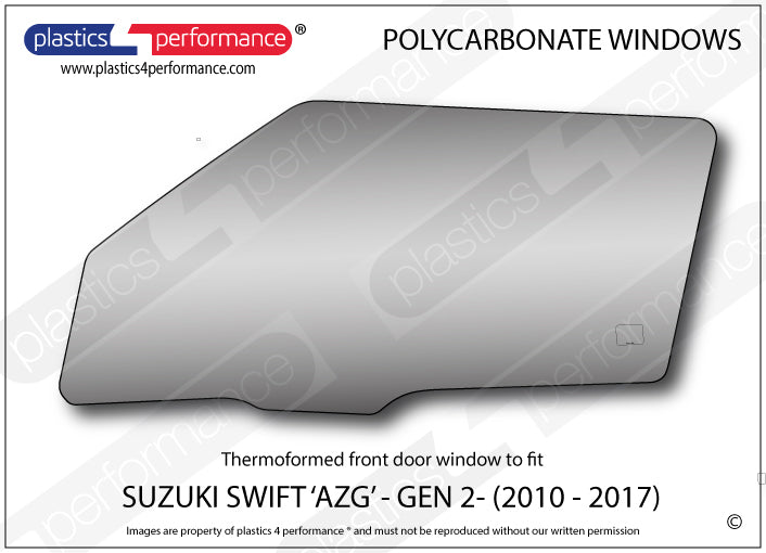 Vetri in Policarbonato per Suzuki Swift MK2 AZG