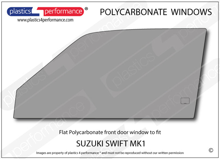Carica immagine in Galleria Viewer, Vetri in Policarbonato per Suzuki Swift / Cultus MK1 SA
