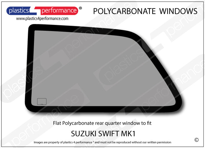 Vetri in Policarbonato per Suzuki Swift / Cultus MK1 SA