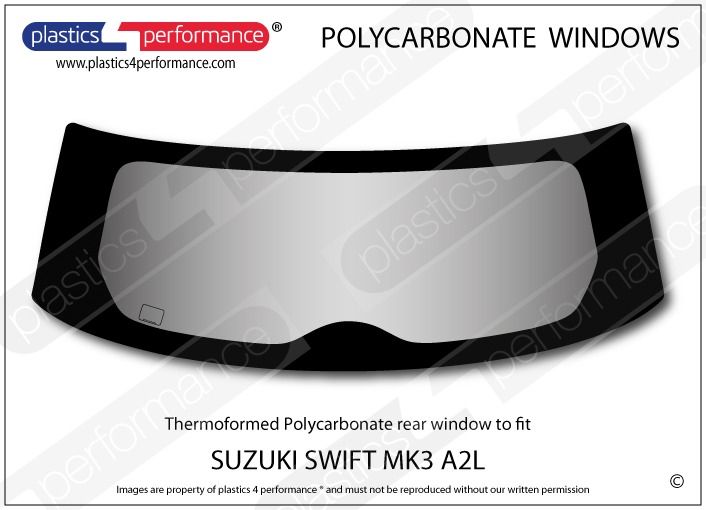 Carica immagine in Galleria Viewer, Vetri in Policarbonato per Suzuki Swift MK3 A2L
