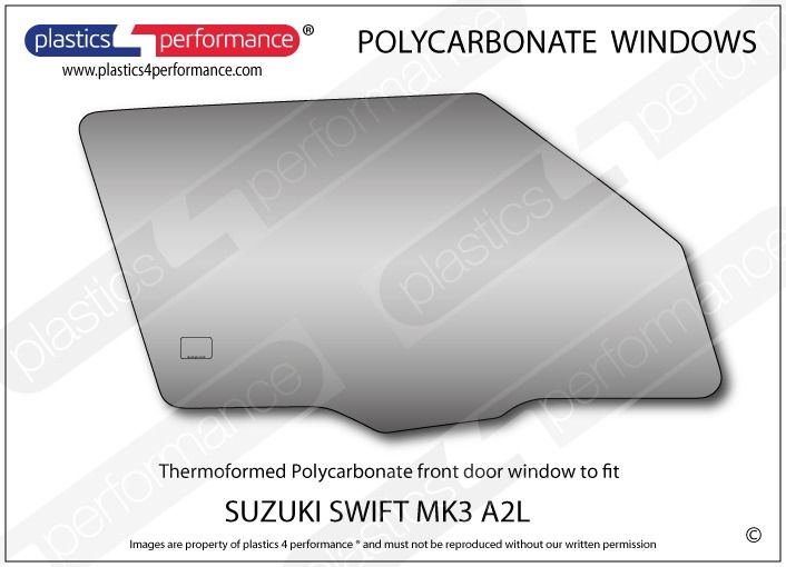 Carica immagine in Galleria Viewer, Vetri in Policarbonato per Suzuki Swift MK3 A2L
