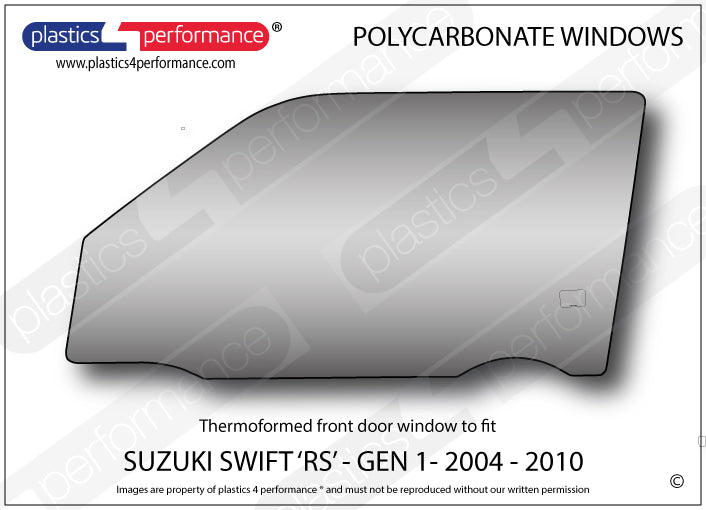 Vetri in Policarbonato per Suzuki Swift MK1 RS