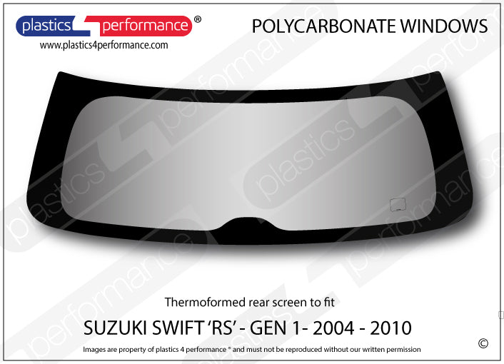 Carica immagine in Galleria Viewer, Vetri in Policarbonato per Suzuki Swift MK1 RS
