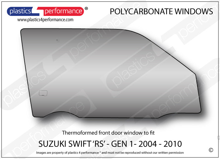Carica immagine in Galleria Viewer, Vetri in Policarbonato per Suzuki Swift MK1 RS
