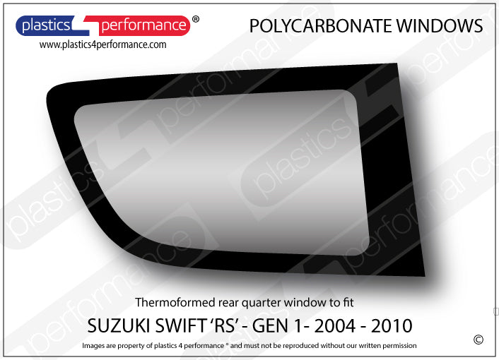 Vetri in Policarbonato per Suzuki Swift MK1 RS