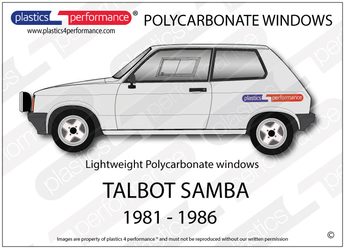 Vetri in Policarbonato per Talbot Samba