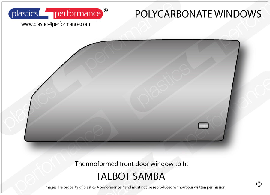 Vetri in Policarbonato per Talbot Samba