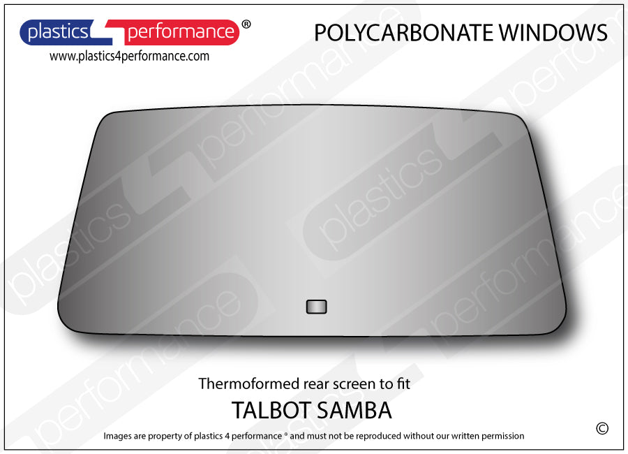 Vetri in Policarbonato per Talbot Samba