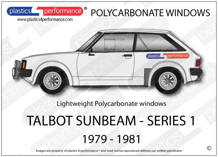 Vetri in Policarbonato per Talbot Sunbeam Serie 1