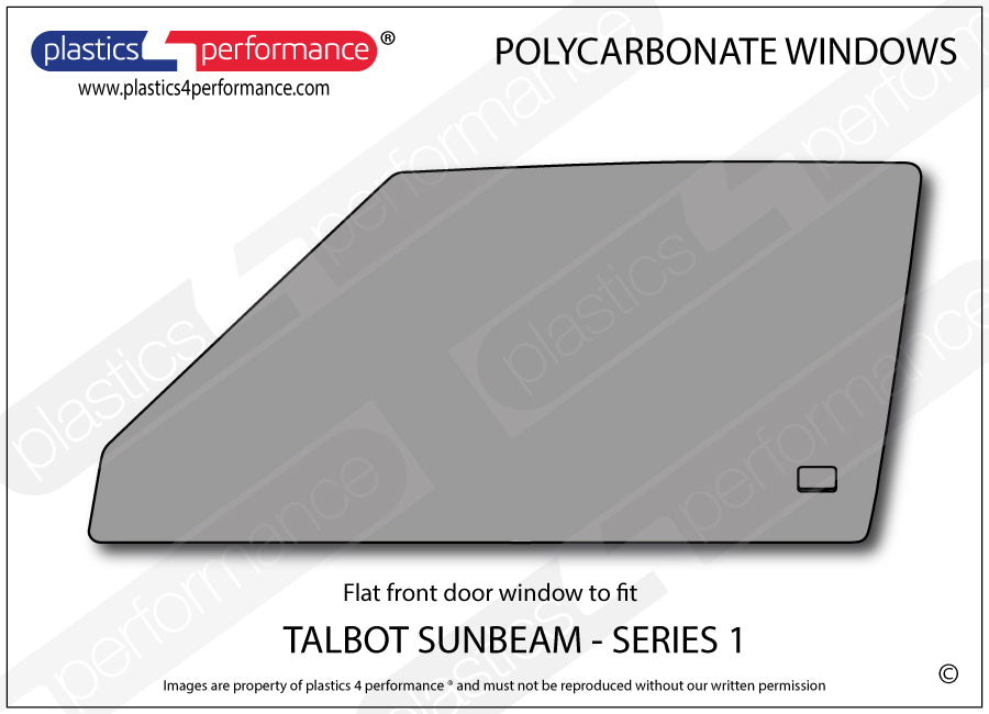 Vetri in Policarbonato per Talbot Sunbeam Serie 1