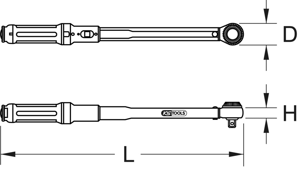 Chiave Dinamometrica ERGOTORQUEprecision 3/8", 10-50 Nm KS Tools