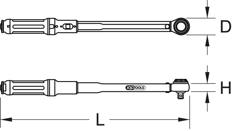 Carica immagine in Galleria Viewer, Chiave Dinamometrica ERGOTORQUEprecision 1", 200-1000 Nm KS Tools
