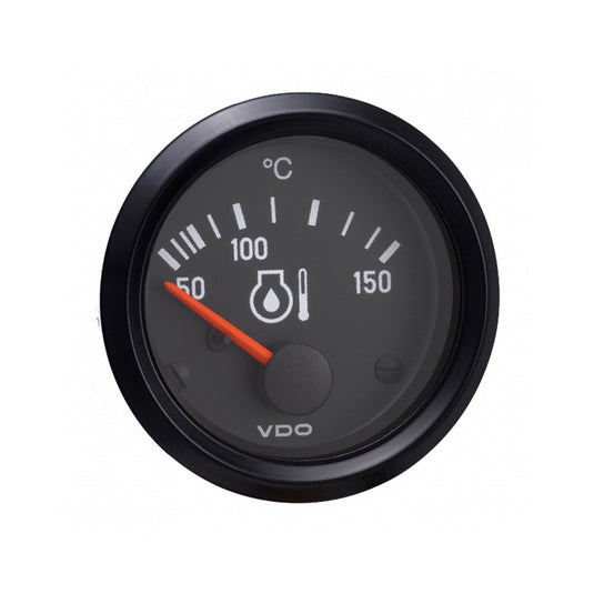 Temperatura olio 150° VDO International Diametro 52mm Fondo Nero