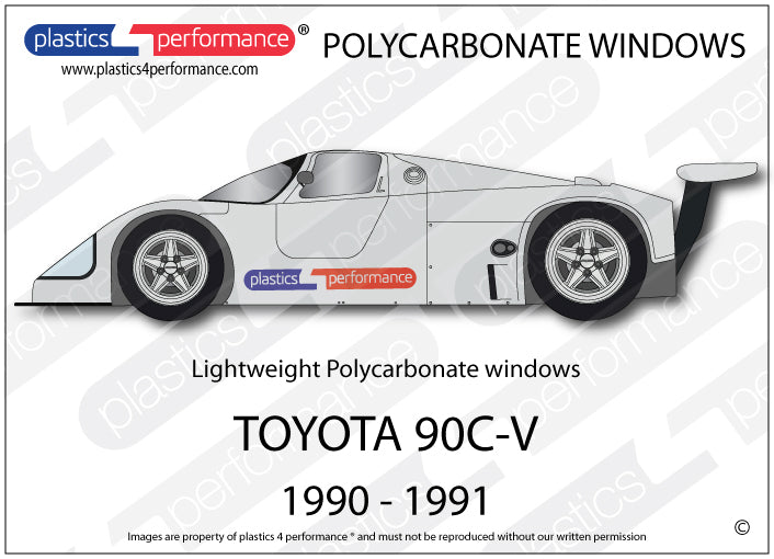 Vetri in Policarbonato per Toyota 90C-V