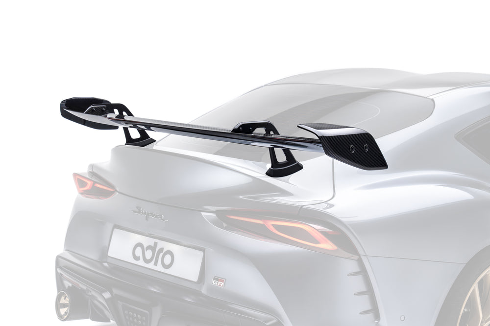 Alettone Adro AT-R2 "Swan Neck" in Carbonio per Toyota GR Supra