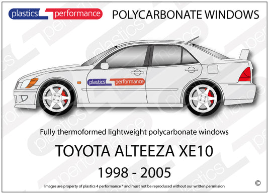 Vetri in Policarbonato per Toyota Altezza XE10