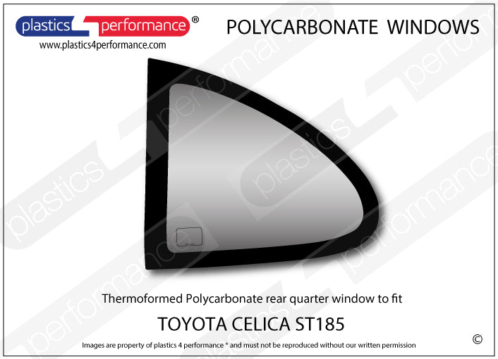 Vetri in Policarbonato per Toyota Celica ST185