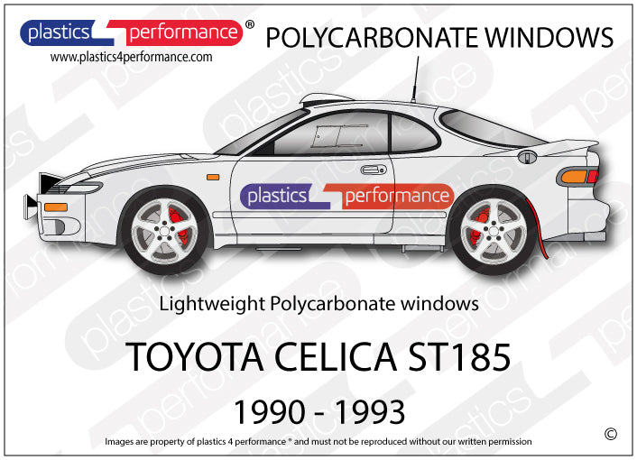 Vetri in Policarbonato per Toyota Celica ST185