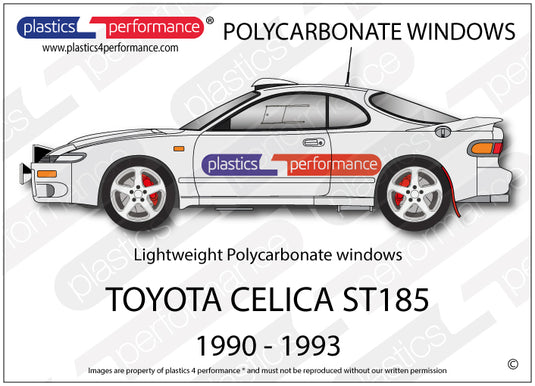 Vetri in Policarbonato per Toyota Celica ST185