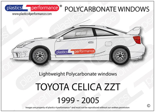 Vetri in Policarbonato per Toyota Celica ZZT