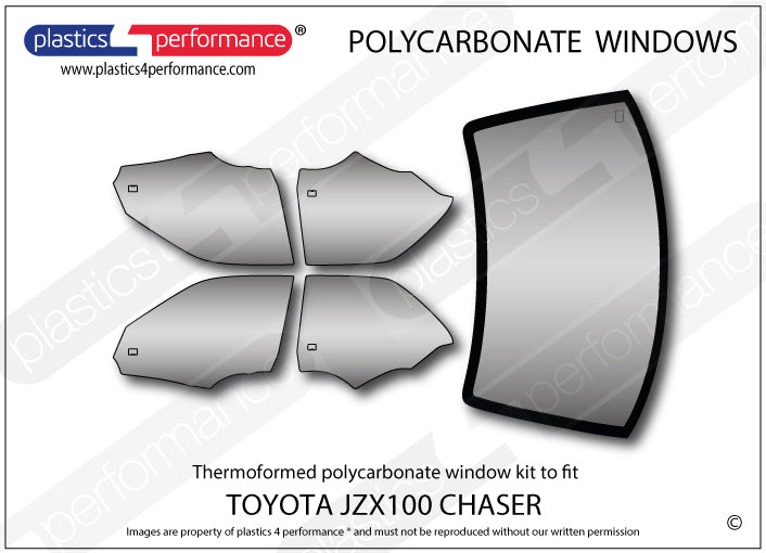 Vetri in Policarbonato per Toyota Chaser JZX100