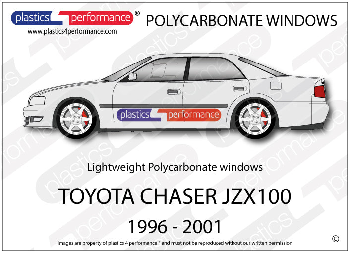 Carica immagine in Galleria Viewer, Vetri in Policarbonato per Toyota Chaser JZX100
