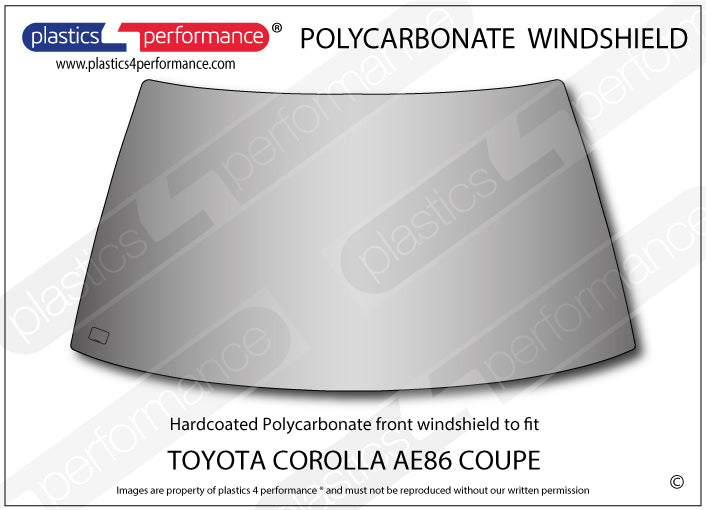 Vetri in Policarbonato per Toyota Corolla AE86 2 Porte
