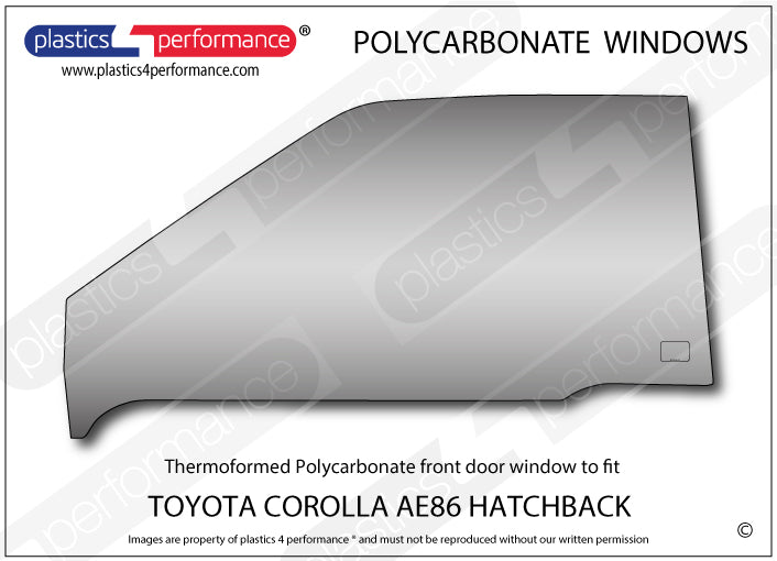 Carica immagine in Galleria Viewer, Vetri in Policarbonato per Toyota Corolla AE86 3 Porte

