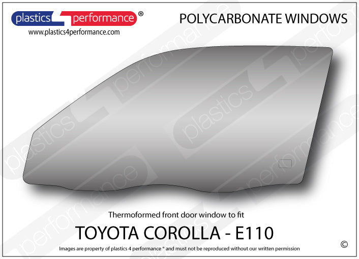 Vetri in Policarbonato per Toyota Corolla E110