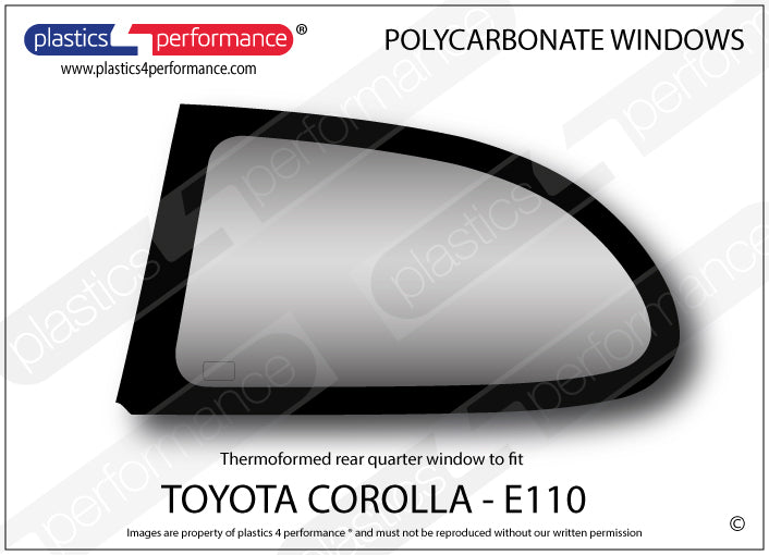 Carica immagine in Galleria Viewer, Vetri in Policarbonato per Toyota Corolla E110
