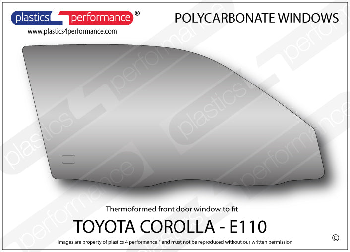 Vetri in Policarbonato per Toyota Corolla E110
