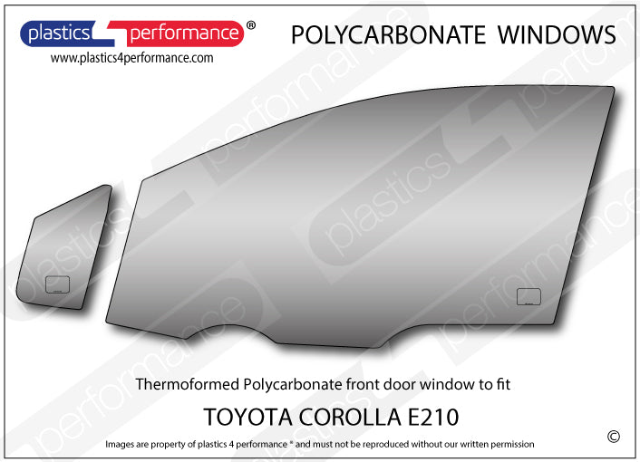 Carica immagine in Galleria Viewer, Vetri in Policarbonato per Toyota Corolla E210
