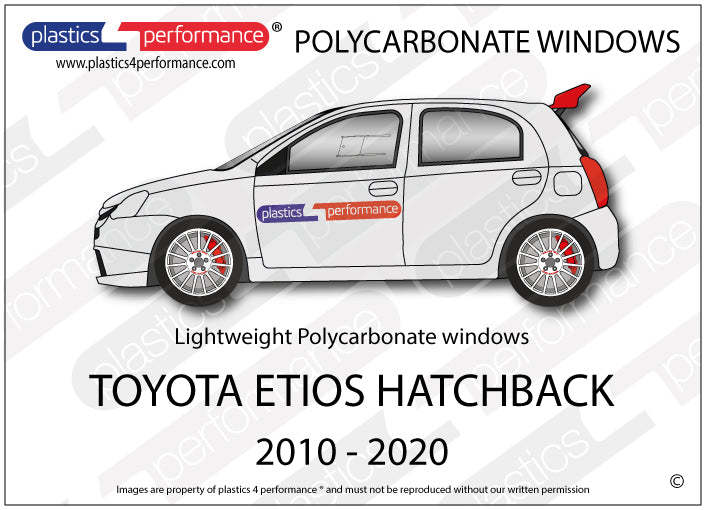 Carica immagine in Galleria Viewer, Vetri in Policarbonato per Toyota Etios
