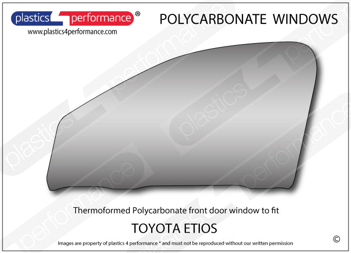 Vetri in Policarbonato per Toyota Etios