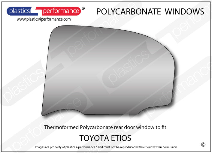 Carica immagine in Galleria Viewer, Vetri in Policarbonato per Toyota Etios
