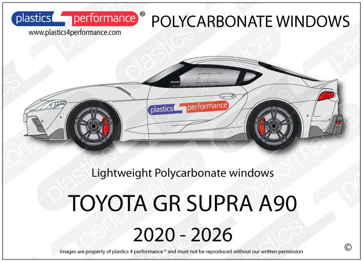 Vetri in Policarbonato per Toyota Supra MK5